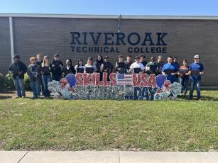 Twenty-seven area students were recognized Tuesday during a SkillsUSA National Signing Day event at RIVEROAK Technical College in Live Oak. (COURTESY)