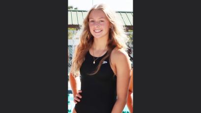 Suwannee’s Ainsleigh Pack is the LCR’s Girls Swimmer of the Year. (COURTESY)