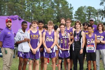 Columbia's boys cross country team won the Tiger Run on Saturday. (COURTESY)