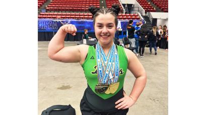 Suwannee’s Brianna McCuller is the LCR’s Girls Weightlifter of the Year. (COURTESY)