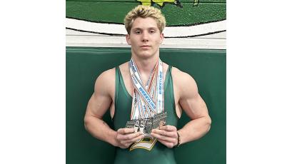 Suwannee’s Austin McKinney is once again the LCR’s Wrestler of the Year. (COURTESY)