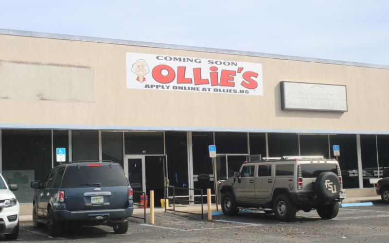 Ollie’s Bargain Outlet is coming soon to the South Town Square Plaza on SW Main Boulevard. Demolition and construction has begun on the project, which is expected to open later this summer. (TONY BRITT/Lake City Reporter)