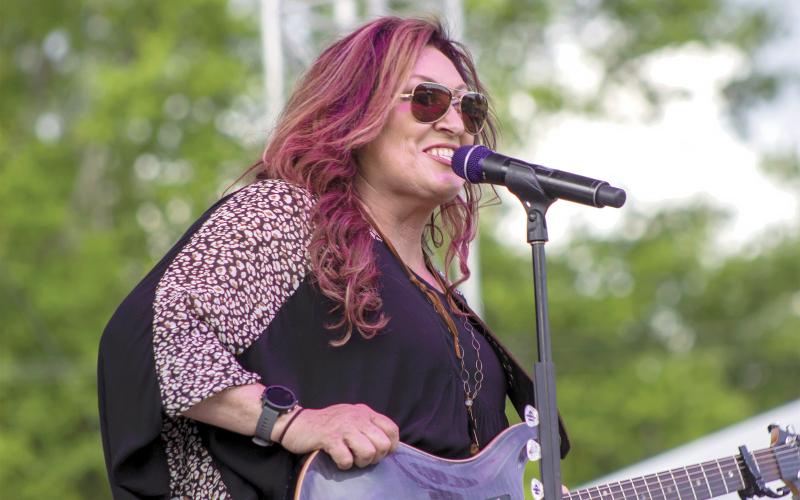 Jo Dee Messina performs on the final night of the 2022 Suwannee River Jam. Festival officials announced Friday the 2024 event was being canceled. There was no Jam last year. (DONNY WEATHERFORD/Spirit of the Suwannee Music Park)