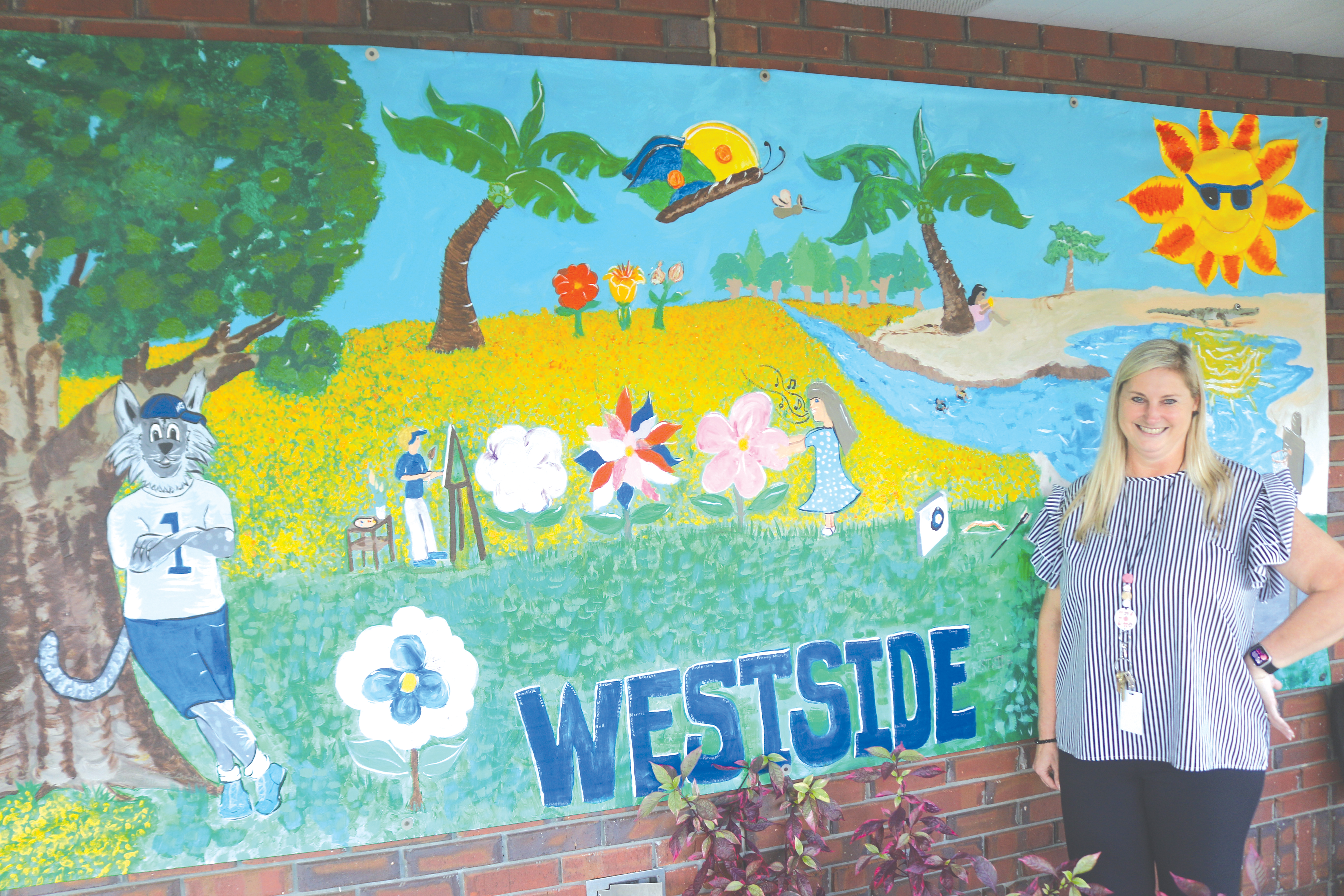 Westside Elementary School principal Rachel Stephens credited students and staff for Westside’s inclusion as a School of Excellence for the 2025-26 school year. (TONY BRITT/Lake City Reporter)