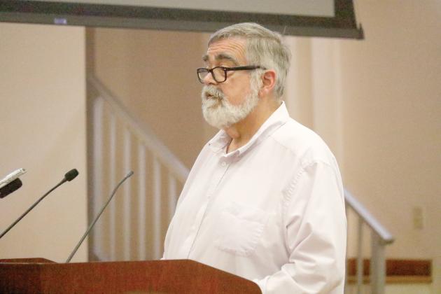 Columbia County Manager David Kraus talks to the County Commission about Municipal Service Taxing Units during a workshop May 21. (FILE)