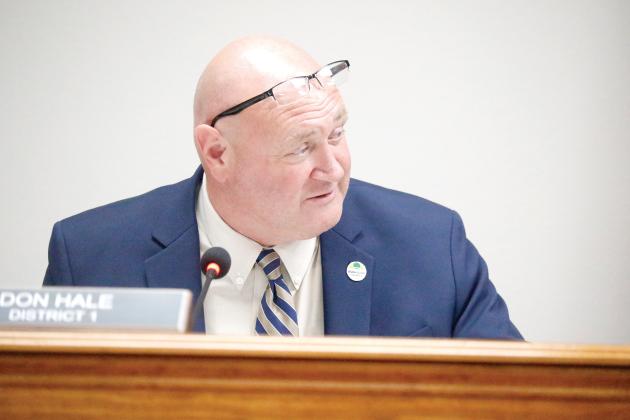 Suwannee County Commissioner Don Hale was on board with others to have a conversation with the City of Live Oak and the Town of Branford about the distribution of gas tax revenue. (JAMIE WACHTER/Lake City Reporter)