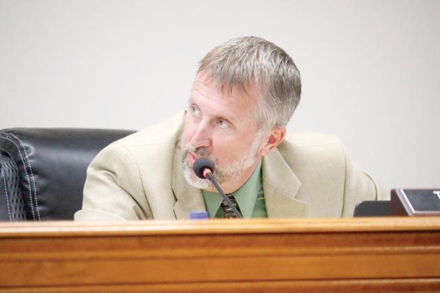 Suwannee County Commissioner Travis Land said he was willing to hold the $3.8 million in donated funds at whatever bank the donor desired. (JAMIE WACHTER/Lake City Reporter)