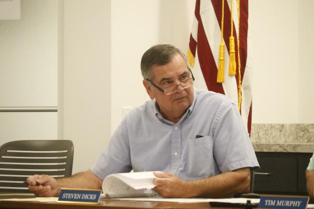 North Florida Water Utilities Authority board member Steven Dicks said the group needs to start reaching out to small governments about how it can help with utilities since the proposed property tax cut could limit budgets for those entities. (JAMIE WACHTER/Lake City Reporter)