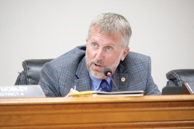 Suwannee County Commissioner Travis land said he welcomed a discussion on the fire and solid waste assessments, noting there could be hard conversations in the future in regards to budgets and funding depending on the property tax vote in November. (JAMIE WACHTER/Lake City Reporter)