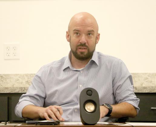 Lake Shore Hospital Authority Trustee Brandon Beil was not supported in his push to have the taxing district stop levying taxes. (FILE)