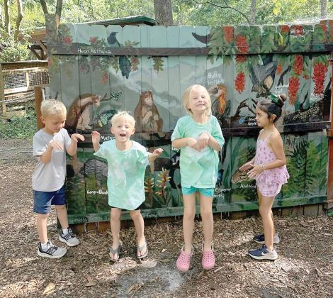 The Cloverbuds also enjoyed a trip to the Santa Fe Zoo as part of their three-day summer camp, observing animals from around the world. (COURTESY LAFAYETTE COUNTY 4-H)