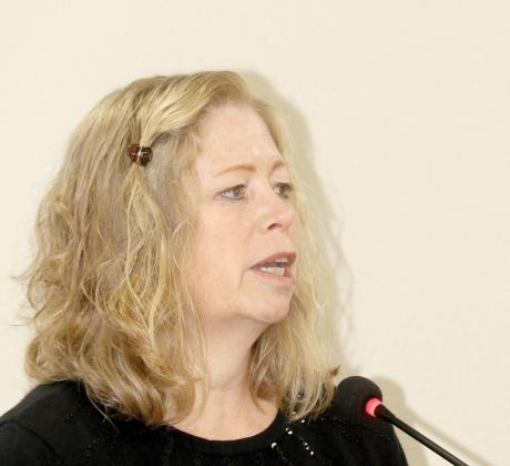 Live Oak Finance Director Tammy Girard said the city has added more than $5 million in funds to its upcoming budget to start the process of infrastructure improvements and repaving of Helvenston Street. (JAMIE WACHTER/Lake City Reporter)