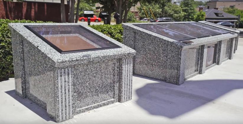 A rendering from a conceptual video shows one of the potential plaques to be installed at Olustee Park in downtown Lake City through a government grant. (COURTESY)