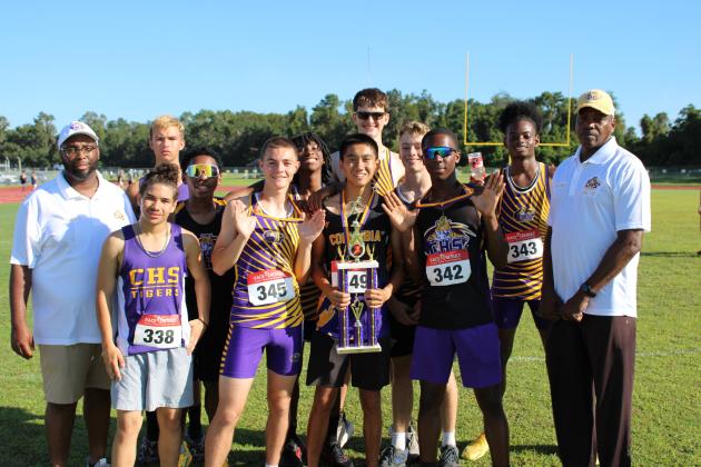 The Columbia boys cross country team won the Tiger Open on Saturday, led by Timothy Todd's first-place finish. (COURTESY)