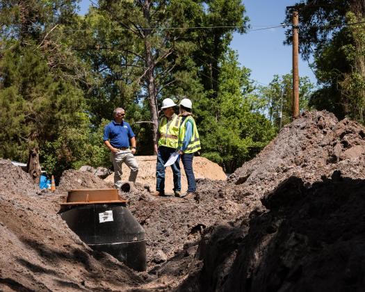 A $6.19 million septic-to-sewer conversion project in the City of Live Oak along U.S. Highway 90, Evelyn Avenue, Lime Street, Duval Street and 105th Road has been completed. (COURTESY SUWANNEE RIVER WATER MANAGEMENT DISTRICT)