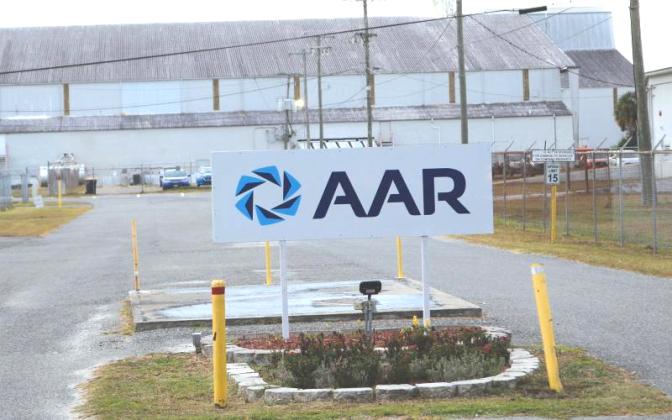 AAR Corporation will help the City of Lake City with $1.5 million toward a near-$6 million grant application for hangar repairs at the Florida Gateway Airport. (FILE)
