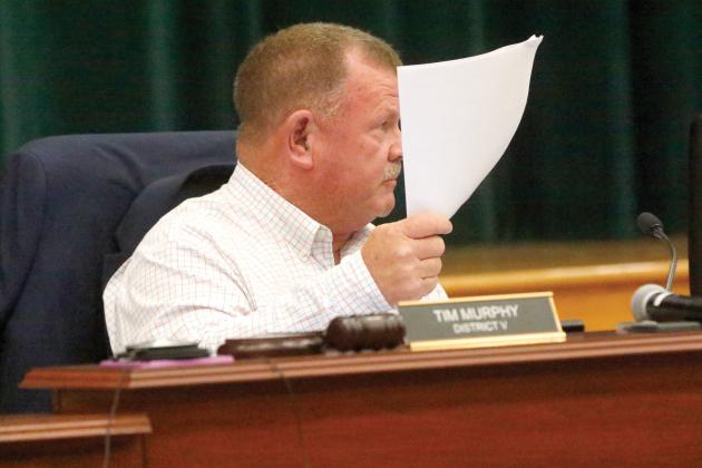 Columbia County Commission Chairman Tim Murphy said the county’s economic development efforts are ‘100% not working.’ (JAMIE WACHTER/Lake City Reporter)