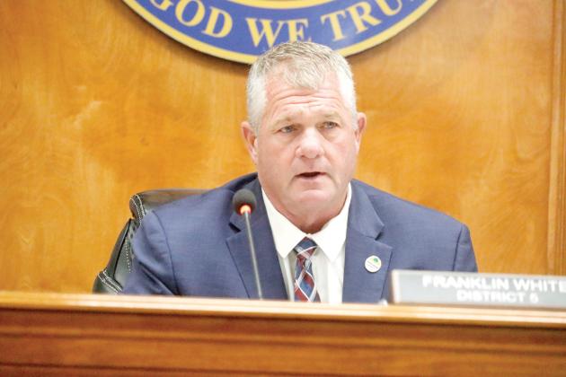 Suwannee County Commission Chairman Franklin White said the rate increases are a compromise in funding the utility operations between the commercial customers and county taxpayers. (JAMIE WACHTER/Lake City Reporter)