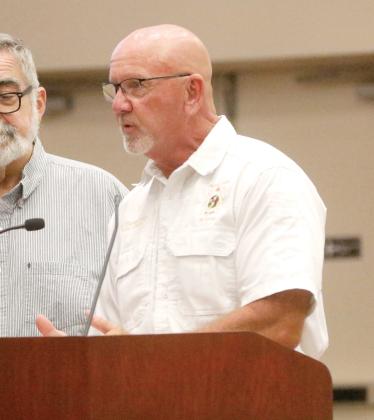 Columbia County Fire Chief Jeff Crawford told the County Commission on Thursday that ultimately it will be the reason EMS succeeds or fails within the county’s operations. (JAMIE WACHTER/Lake City Reporter)
