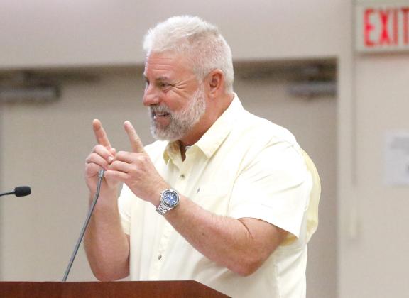 Assistant County Manager Kevin Kirby told the County Commission on Thursday that the county was ‘real close’ in reaching agreements with Mayo Road property owners for right-of-way acquisition. (FILE)