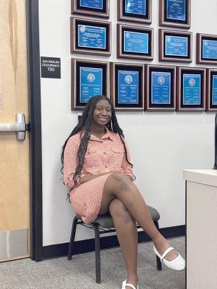 Suwannee High junior Isabella Washington will serve as the school’s student ambassador to the Suwannee County School Board for the 2026-27 school year. (COURTESY SUWANNEE COUNTY SCHOOL DISTRICT)