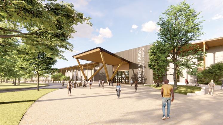 The regional emergency shelter project in Suwannee County — Project Summit — continues to move forward as the Suwannee County Commission approved task orders totaling $4 million for design work on the site north of Interstate 10. (COURTESY)