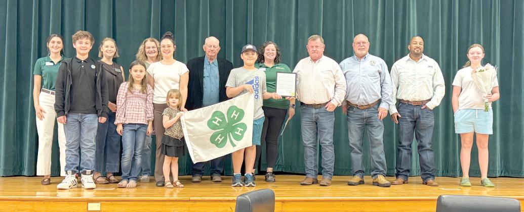 The Columbia County Commission unaimously approved a proclamation at its meeting Thursday declaring Oct. 4-10 as National 4-H Week in Columbia County. (JAMIE WACHTER/Lake City Reporter)