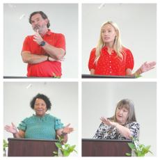 Beach (top left, clockwise), Folsom, McCray and Murphy