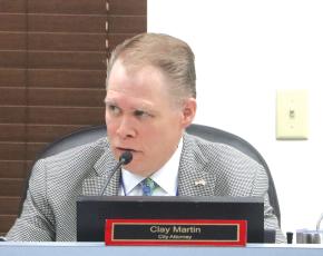 Lake City Attorney Clay Martin said any legal  measure taken against panhandling would have to be finely tuned as to not infringe on First Amendment rights. (MORGAN MCMULLEN/Lake City Reporter)