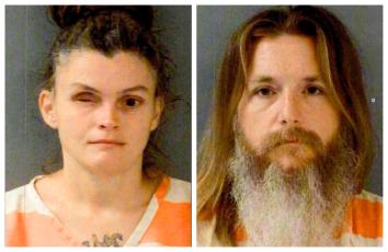Krystal (left) and Brandon Detty