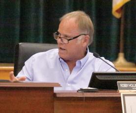 Columbia County Commissioner Robby Hollingsworth said if Suwannee County won’t remove its elected officials from the utility board then the county should look to leave the group. (JAMIE WACHTER/Lake City Reporter)