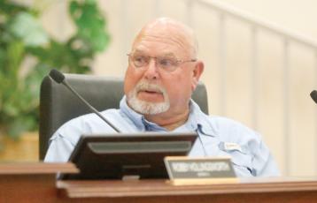 Columbia County Commissioner Rocky Ford said the county needs to fix the problem with delayed response times in rual areas during Thursday’s workshop. (JAMIE WACHTER/Lake City Reporter)