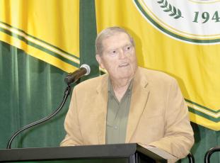 Gerald Dopson, the former city manager of Macclenny, was honored Wednesday by the Foundation for Florida Gateway College as the Friend of the Foundation. (TONY BRITT/Lake City Reporter)