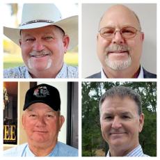 Pittman (top left, clockwise), Ford, Dicks and Phillips