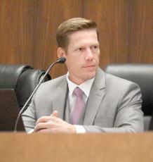 Live Oak City Councilman Adam Collins said an ‘absolute’ certainty in the United States of America has been ‘freedom,’ including from surveillance like is occurring with the Flock Safety cameras. (JAMIE WACHTER/Lake City Reporter)