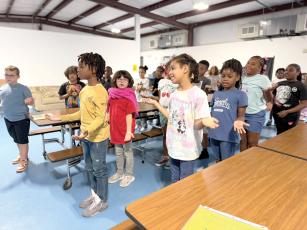 Columbia County 4-H brings healthy living education directly to students at Minnie J. Niblack Elementary School through Choose to Move! Healthy Habits for Life. Lessons combine discussion, hands-on learning, and movement activities designed to help students connect healthy choices with everyday life. (COURTESY COLUMBIA COUNTY EXTENSION)