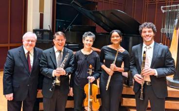 The San Marco Chamber Music Society, formed in 2008, will open the Friends of Music concert series season with a performance Sept. 21 in Live Oak. The performance will feature piano, oboe, viola, flute and clarinet. (COURTESY)