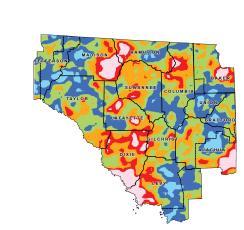 According to the Suwannee River Water Management District, North Florida received less rain than the historical average in September. (COURTESY SUWANNEE RIVER WATER MANAGEMENT DISTRICT)