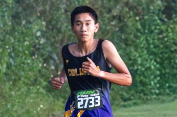 Columbia runner Timothy Todd at the Run Florida Invitational on Sept. 26. (JACK HOWDESHELL/Lake City Reporter)