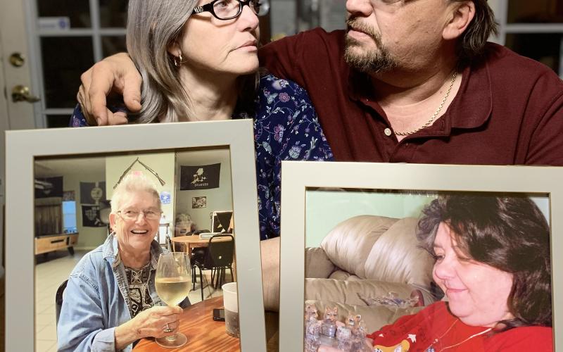 Jennifer and Patrick Scott each lost their mother on December 12. It was a one-two blow that has shaken them and their kids. (BRENTON CUNNINGHAM/Special to the Reporter)