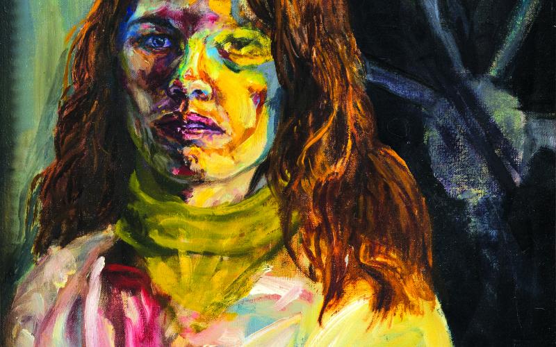 “Schizo,” the painting. (COURTESY)