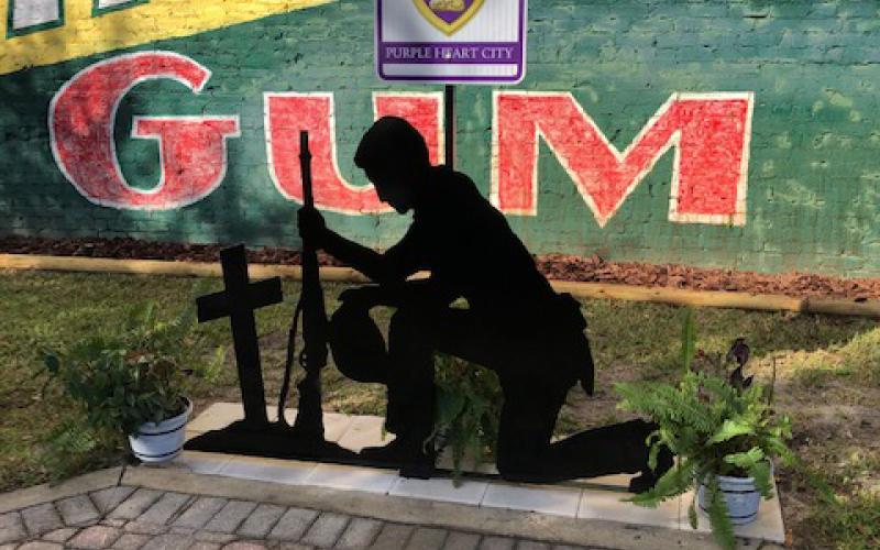 The new monument is pictured. (COURTESY)
