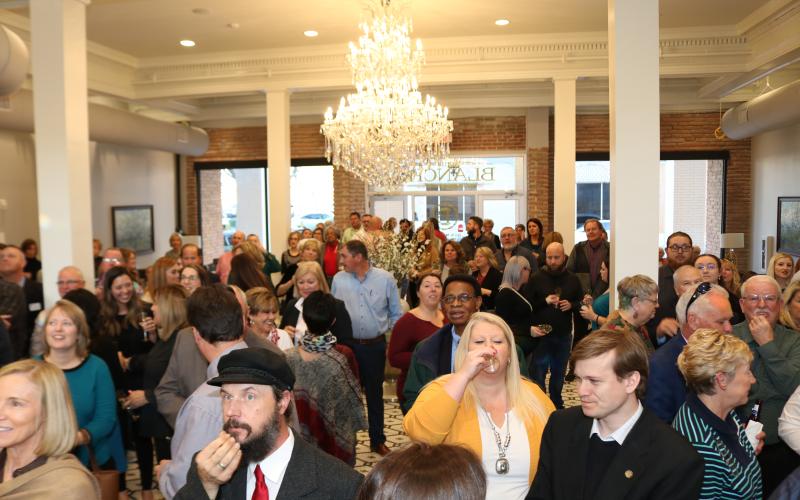 A crowd of about 350 invited guests looked on.  (TONY BRITT/Lake City Reporter)