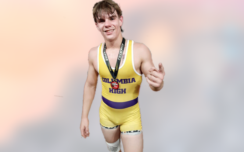 Alex McGuigan won district &amp; regional titles to return to state. (COURTESY)