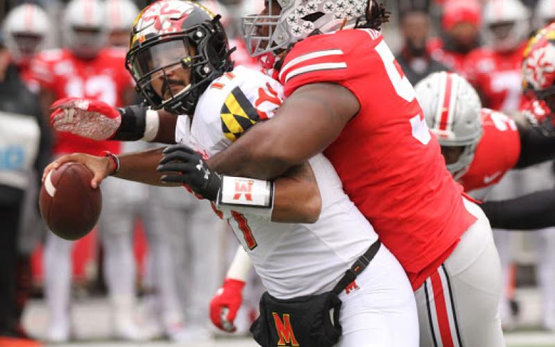 Ohio State defensive tackle DaVon Hamilton. (DAVID PETKIEWICZ/cleveland.com/TNS)