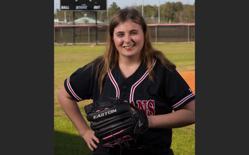 Fort White right fielder Angel Rhodes had her senior season cut short due to covid-19. (COURTESY)