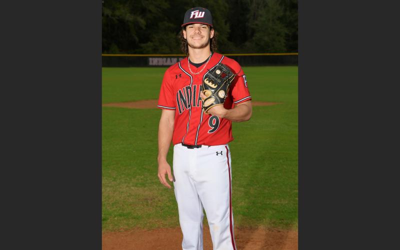 Fort White second baseman Dalton Brooks was hitting .333 with two RBIs and six runs scored when his senior season was cut short due to covid-19. (COURTESY)