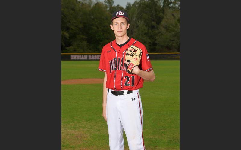 Fort White first baseman Andrew Faul had a perfect fielding percentage when his senior season was cut short due to covid-19. (COURTESY)