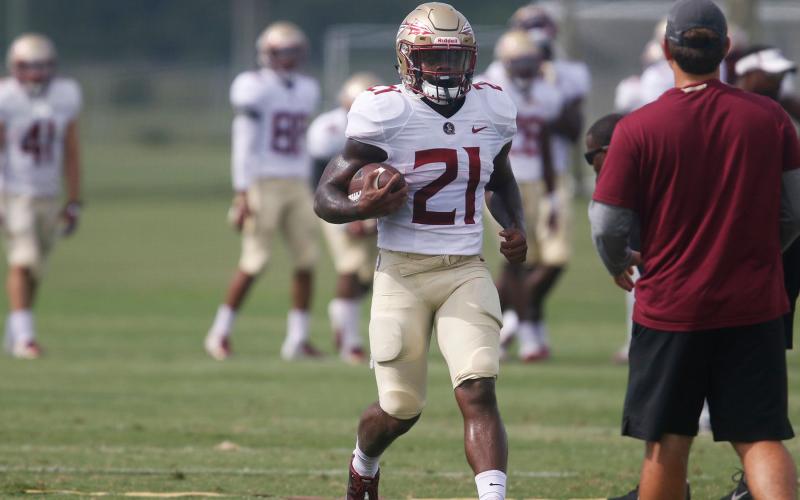 Khalan Laborn never made a five-star impact at Florida State. (TAMPA BAY TIMES/TNS)