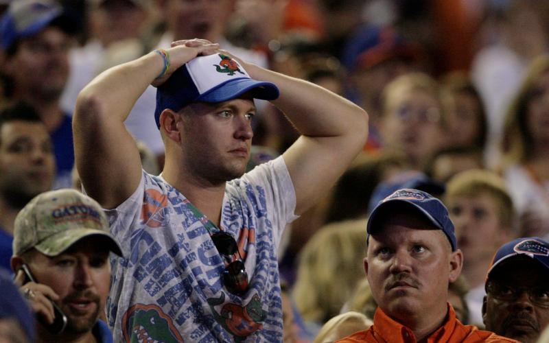 The Florida Gators' Ben Hill Griffin Stadium will look very different this year because of the coronavirus pandemic. (ST. PETERSBURG TIMES/TNS)